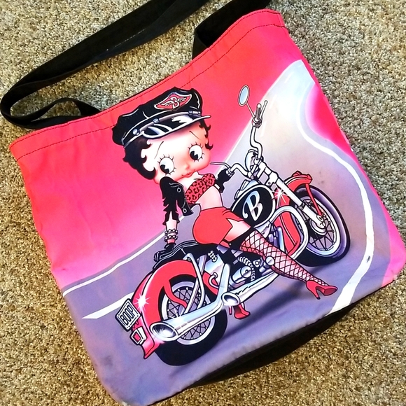Betty Boop Handbags - Betty Boop "Biker" Tote